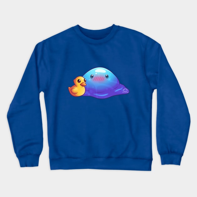 Puddle Slime & Rubber Ducky Crewneck Sweatshirt by DawnDarling